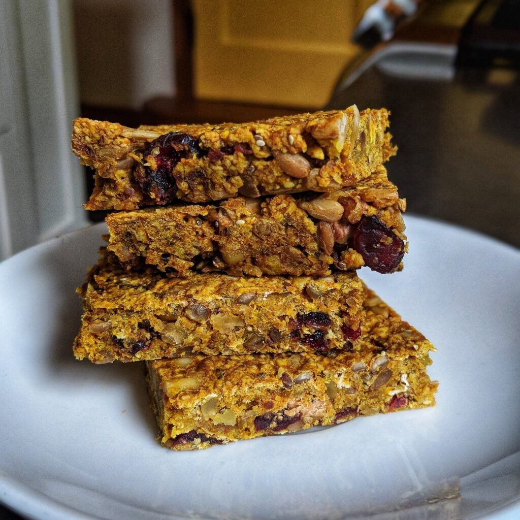 Snack bars made with Turmeric powder